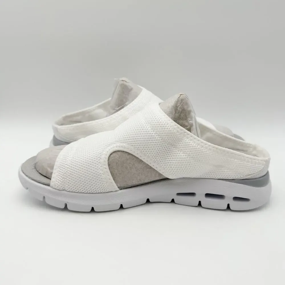 Easy Spirit Womens Taniya Sandals US 8.5 Wide White Knit EUC
